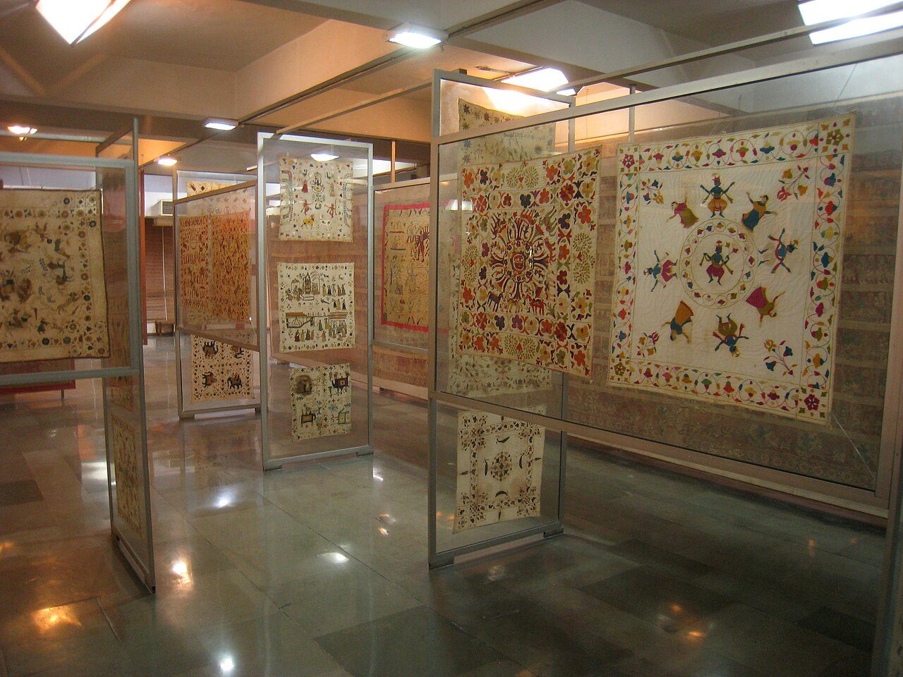 Exhibit in Crafts Museum, New Delhi, India.