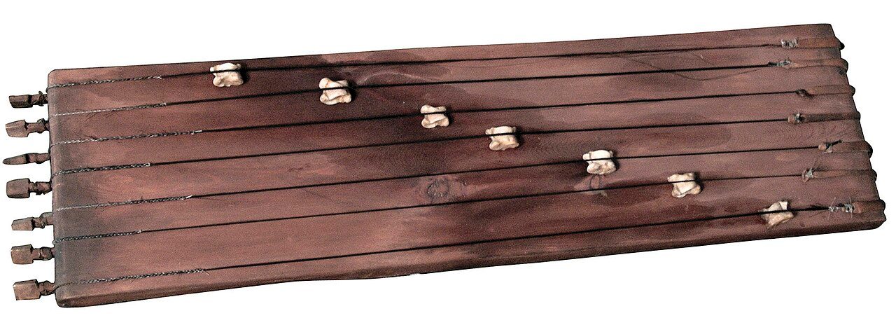 Zhetygen. Kazakh musical instrument. Stored in MNMI them. Ykhlasa
