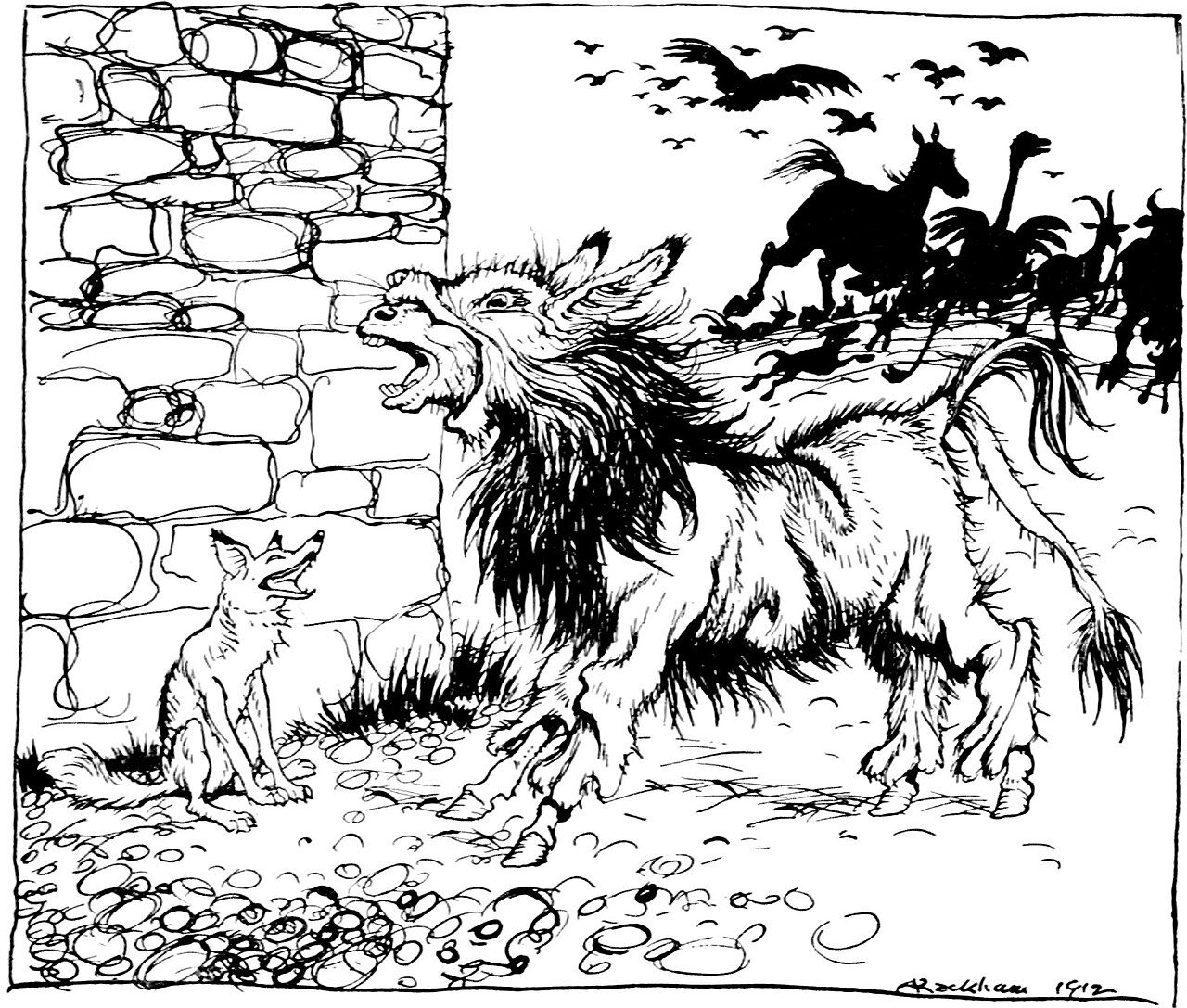 Image or page from Æsop's Fables:A New Translation