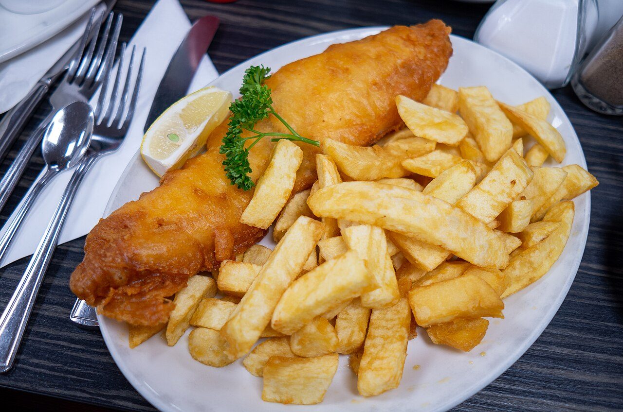 Fish and Chips, photo taken in November 2018 in Blackpool