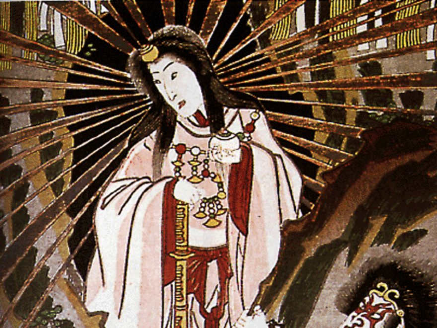 Cropped version of Amaterasu cave crop http://en.wikipedia.org/wiki/Image:Amaterasu_cave_crop.jpg