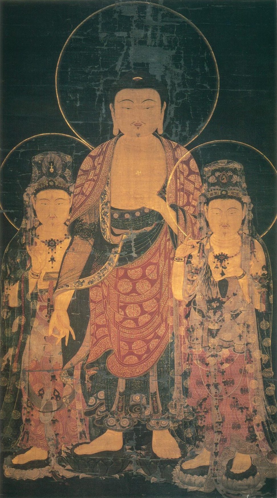 Amitabha Triad, Senjuji, Tsu, Mie, Japan