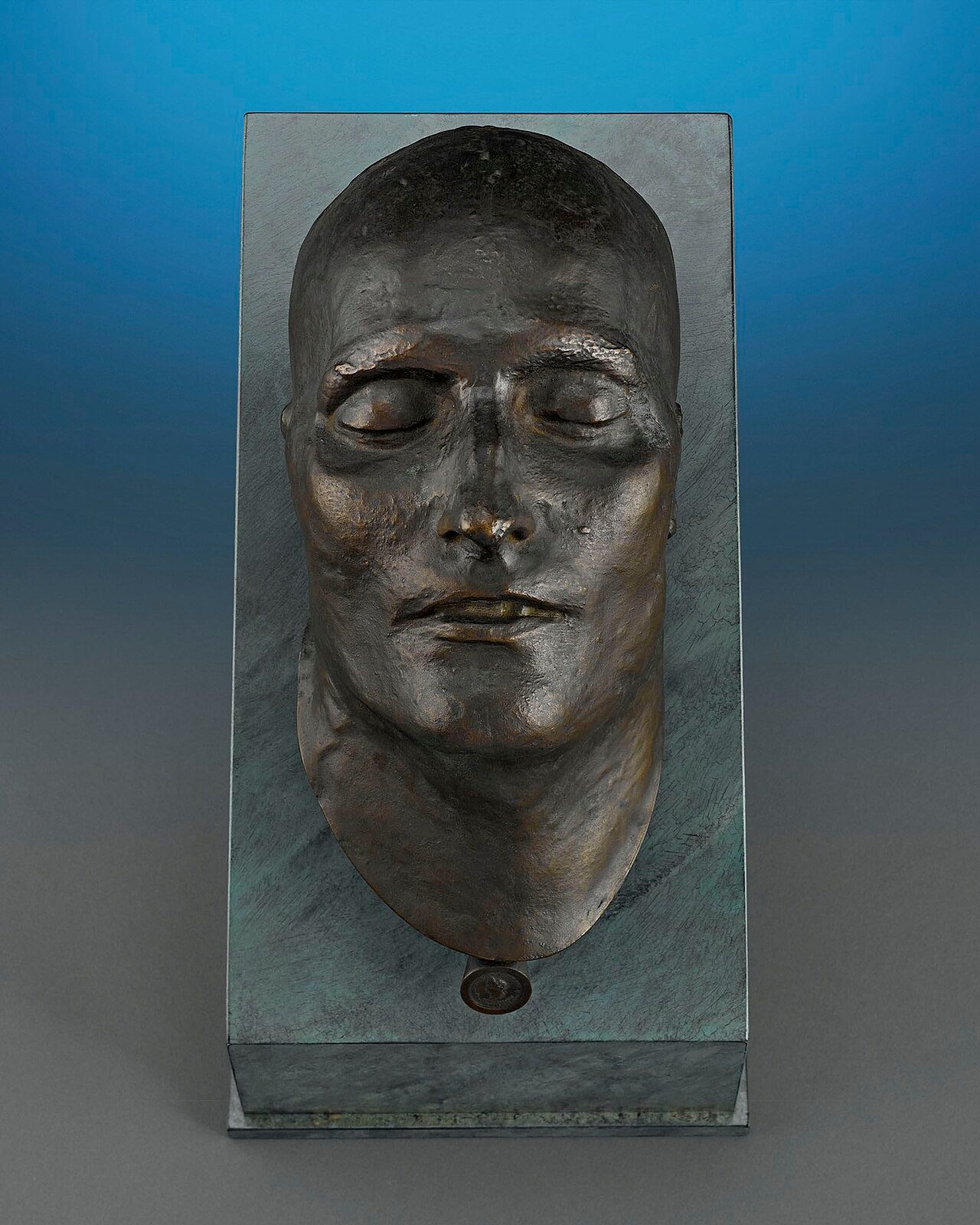 Bronze Death Mask of Napoleon I. Modeled in 1821; Cast in 1833.
